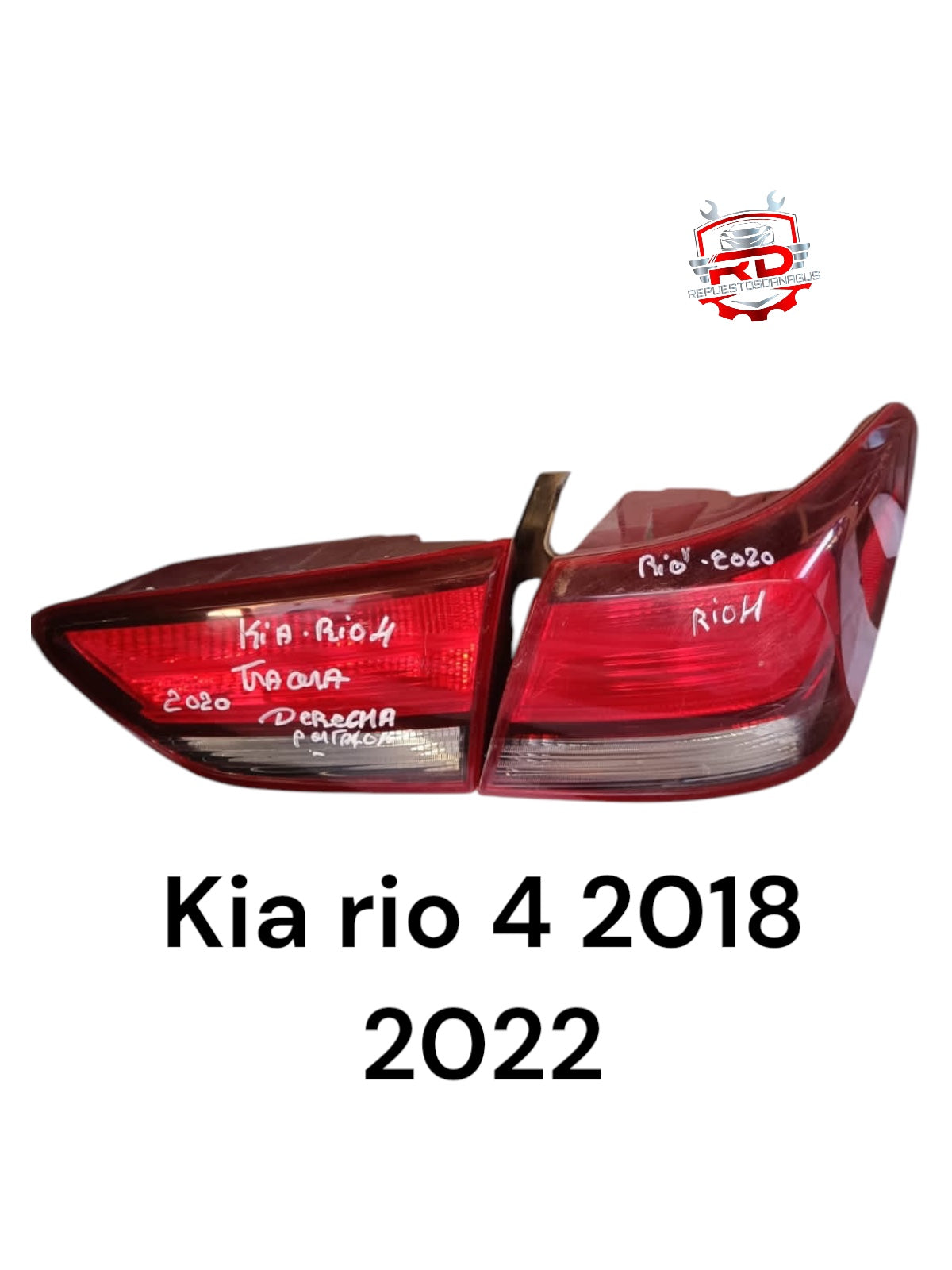 Kia rio 2017 2023 focos derecho-Repuestos-originales-para-auto